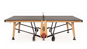 Теннисный стол складной для помещений "RASSON PREMIUM T01 Indoor" (274 х 152,5 х 76 см, натуральный ясень) с сеткой