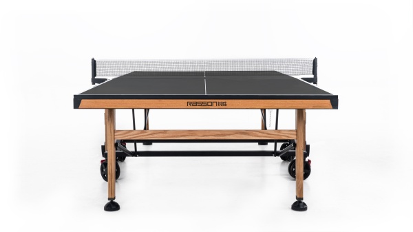 Теннисный стол складной для помещений "RASSON PREMIUM T01 Indoor" (натуральный дуб) с сеткой