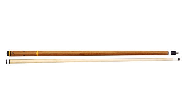 Двухсоставной бильярдный кий для русской пирамиды Classic "W-6063" (коричневый)